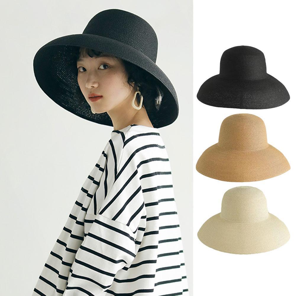 Bucket Hat Straw - Cappello di paglia a tesa larga